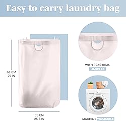 Lonbet - Laundry Hamper with Lid Cover - Sturdy