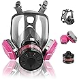 Yingorrs Gas Mask Survival Nuclear and Chemical, Respirator with Filters for Asbestos, Fume, Resin, Painting and Dust