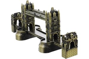 Beavorty London Bridge Model London Tower Bridge Building Model Home Desk Decoration Tourism Tourist Souvenir Table Decor Tower Bridge Figurine