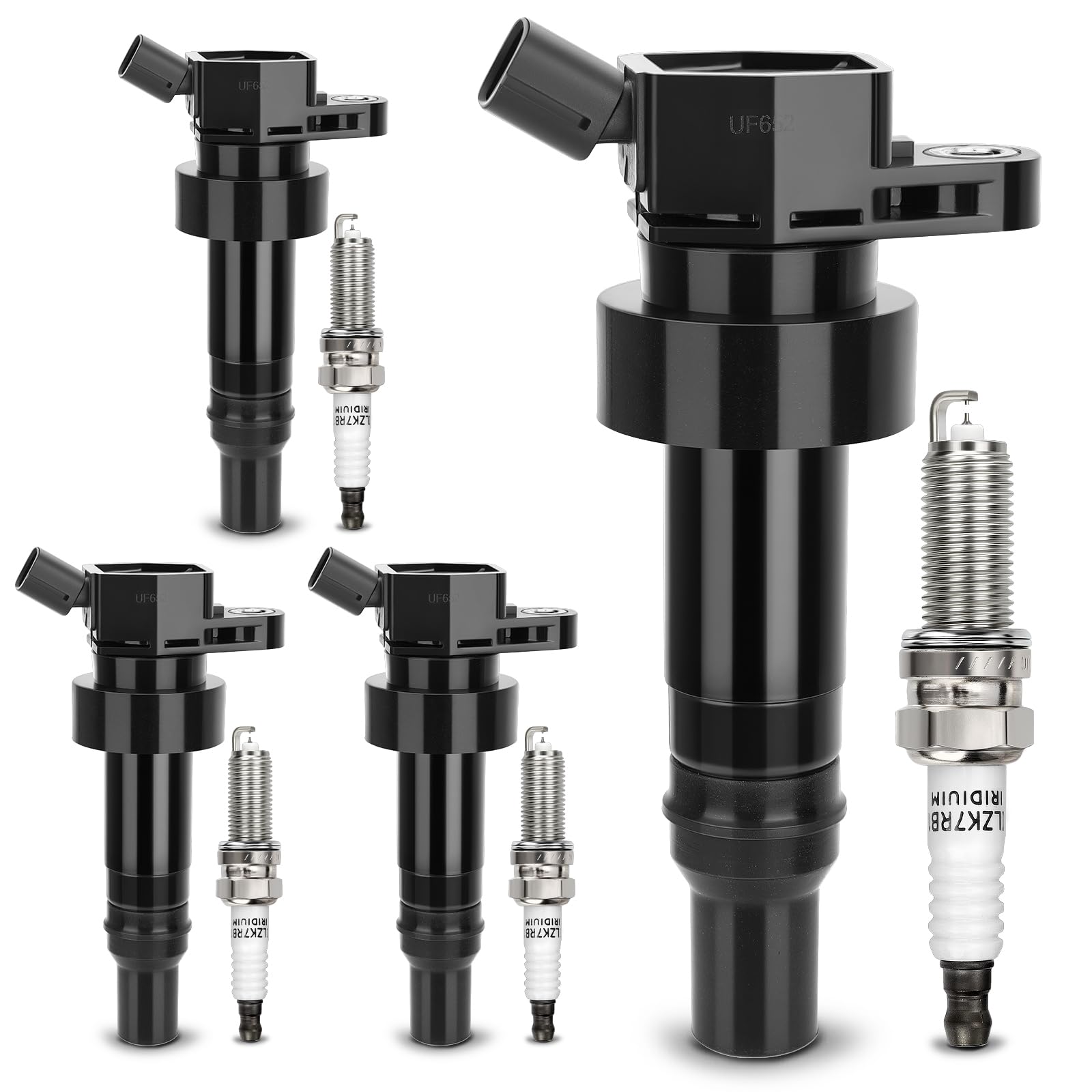 UF652 Ignition Coil &93815 Double Iridium Spark