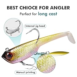 TRUSCEND Fishing Jigs Lures with Handmade Lead