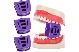 3 PCs Dental Grade Silicone Bite Blocks Mouth Props Large by VASTMED | Dental Bite Blocks Mouth Opener for Child Kids Adults for Teeth Cleaning
