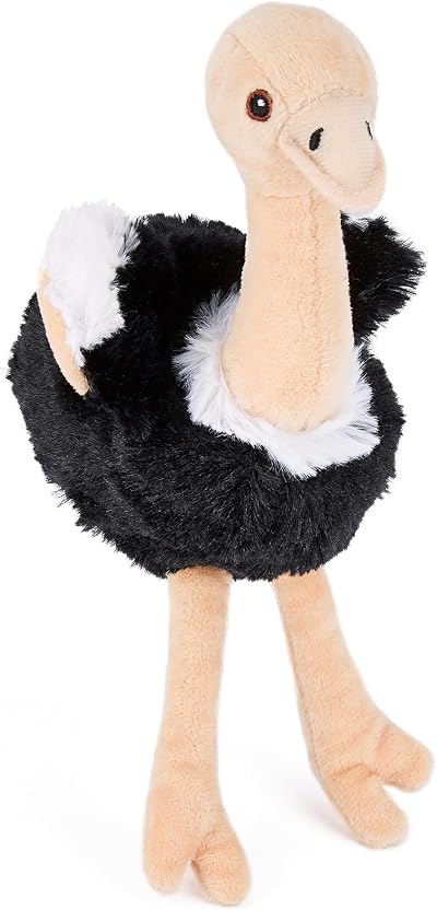 Zappi Co Ostrich Plush Toy 12-15cm Soft Cuddly Kids Gift