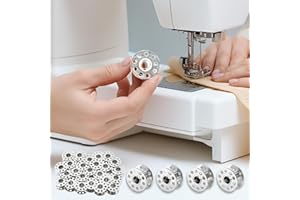30PCS Sewing Machine Bobbins Metal Sewing for Sewing Machine with Bobbin Case for Thread Storage and Replacement
