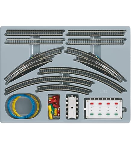 Amazon.com: Marklin T3 Extension Set w/ Electric turnouts scale