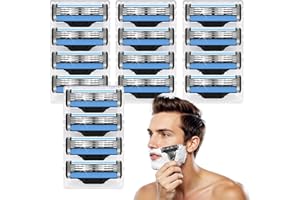 SEEWAN 16 Count Razor Blade Refills, Men Razor Refills for Mach 3