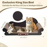 ComSaf Cat Scratcher Cardboard 67 cm Lounge Bed 2 in 1 Large Scratch Board view 5