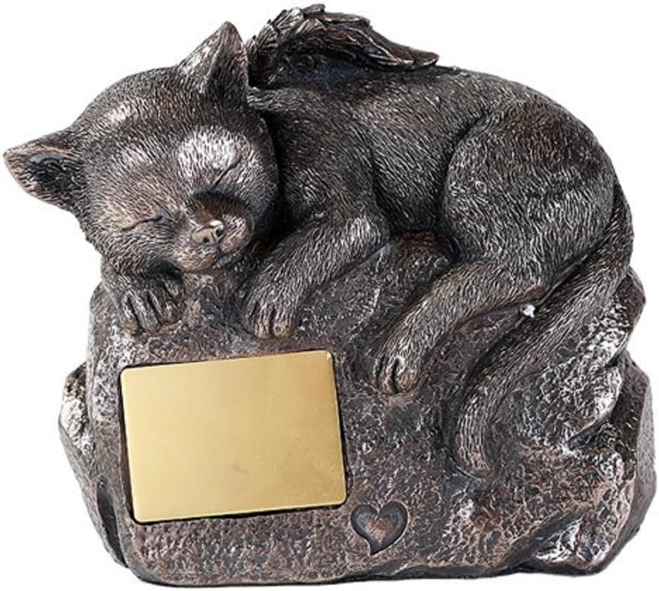 cat angel urn