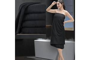 MAGGEA Extra Large Bath Sheet 4 Piece (35"x70")-Ultra Soft Oversized Bath Towel,Bath Sheet Towel Set for Bathroom Hotel,Plush Highly Absorbent Quick Dry Shower Towel Set for Adults,Bath Towel Set Black