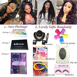 QTHAIR 14A Peruvian Loose Deep Curly Frontal with