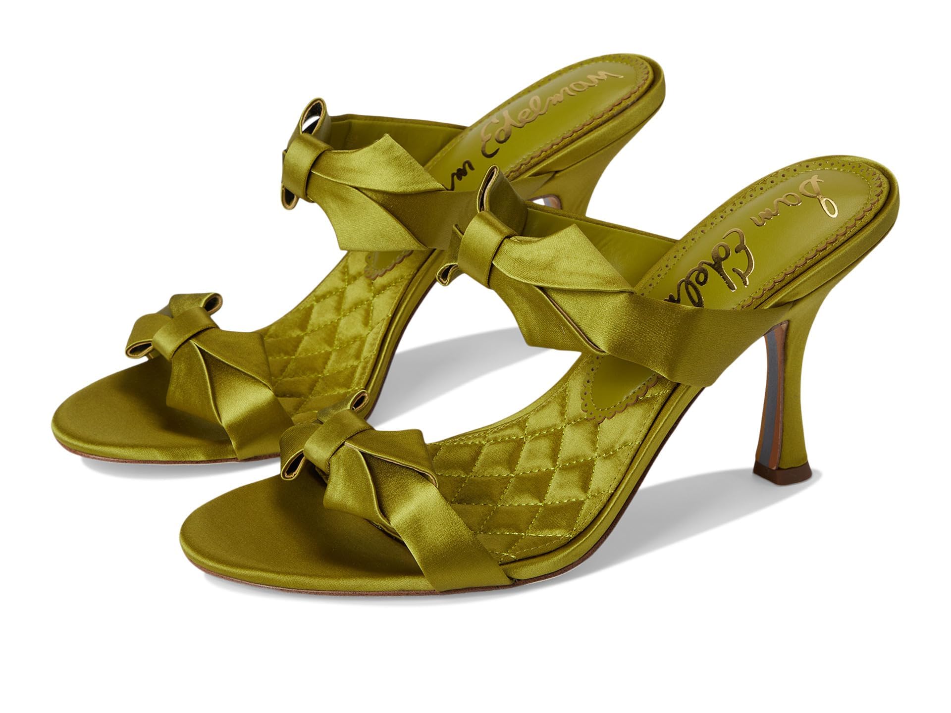 Sam Edelman Women’s Jasmine Heeled Sandal, Greentini, 7