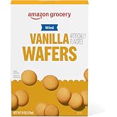 Amazon Grocery, Mini Vanilla Wafers, 11 Oz