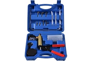 DHA Hand Held Vacuum Pressure Pump Tester Brake Fluid Bleeder Kit, Vacuum Pump Pressure Tester Brake Bleeding Kit for Car Motorcycle One Man