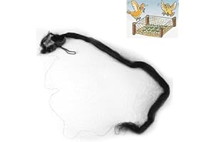 Bird Preventing Net, Black Anti Bird Mist Net, Will Not Hurt Birds, Keep Birds from Fruits or Crops (8 X 3M)