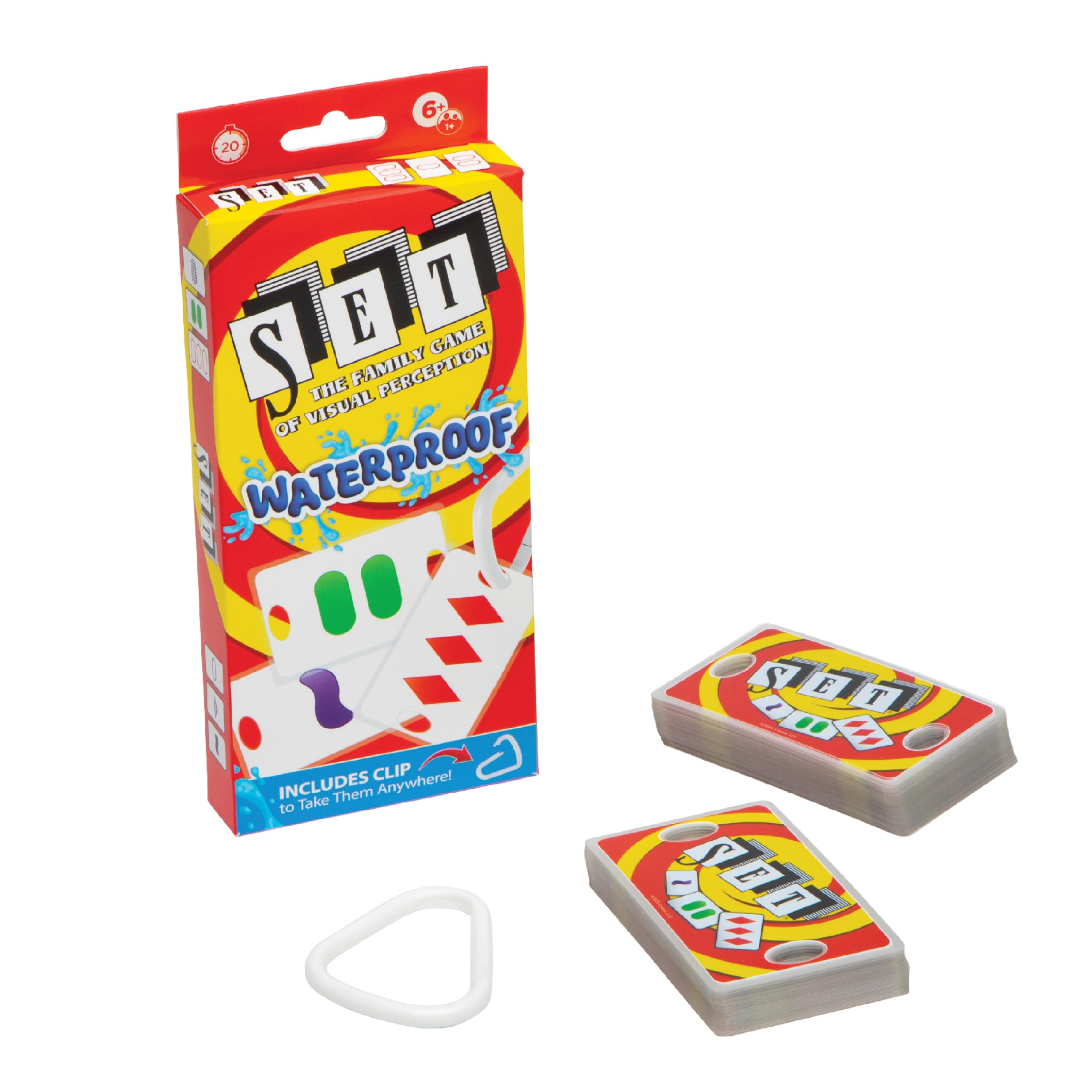 Set Card Games for Kids - Matching Game, Pool, Summer Toys, Pool, Travel Games, Memory, Learning Game, Multi-Player, Ages 6+