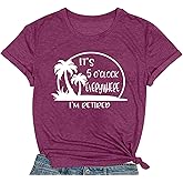 COMIZI Retirement Shirts for Women I'm Retired Tshirt Teacher Grandma Retired Tee Tops