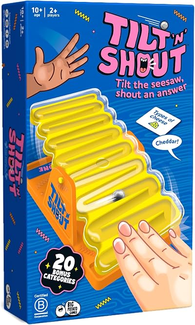 Big Potato Tilt 'n' Shout – Fast-Paced Category Shouting Game