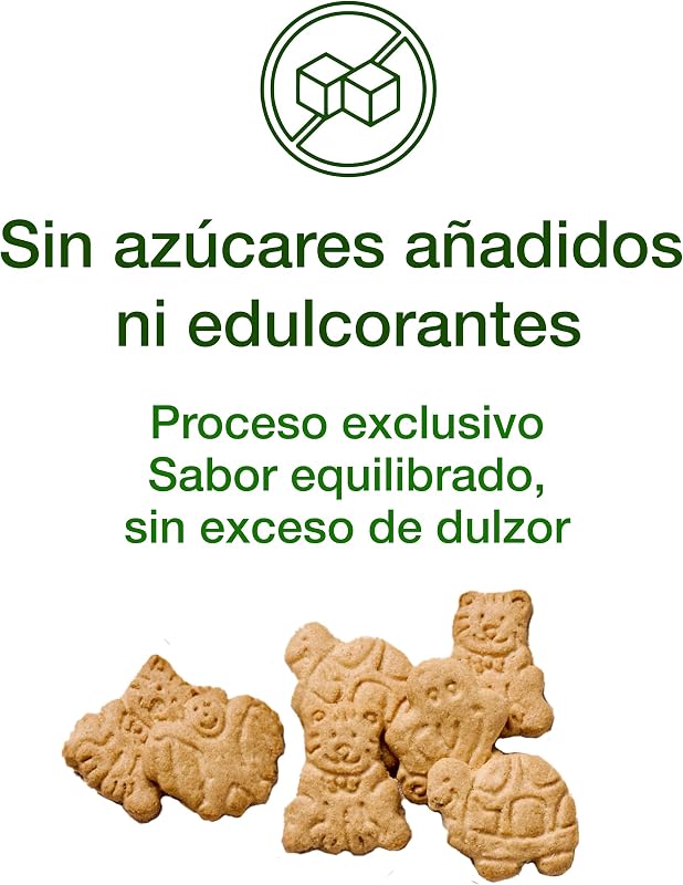 - Galletas Jungla Triple Zero - Galletas Crujientes con Avena Integral y Proteína de Guisante, Altas en Fibra, Sin Edulcorantes, Sin Azúcar, Sin Gluten - Ideal para Niños - Vegano - 120 g