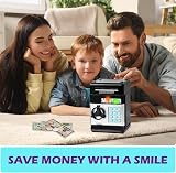 Yellcetoy Money Box for Kids ATM Password Piggy Bank Black 3-12 view 7