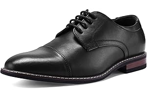 MERIDOS Men's Dress Shoes Formal Business Classic Lace Up Wingtip Oxford Shoes