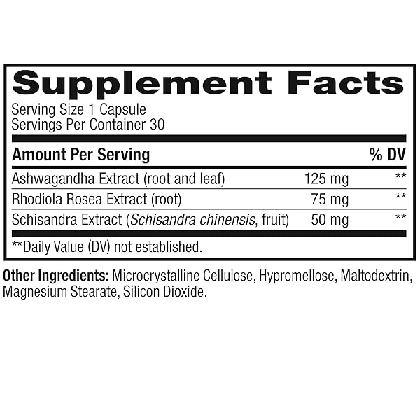 OLLY CHILL ADAPTOGEN, ASHWAGANDHA, MOOD SUPPORT SUPPLEMENT WITH RHODIOLA ROOT, VEGETARIAN CAPSULES – 30CT