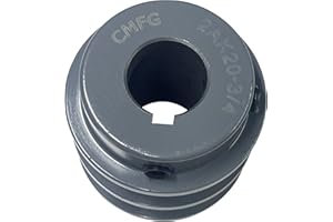 CMFG 2AK20-3/4 v belt pulley, 2 inch OD,3/4 inch Bore, Cast Iron material, AK Double grooves mechanical v-belt pulleys for A or 4L or 3L Belts