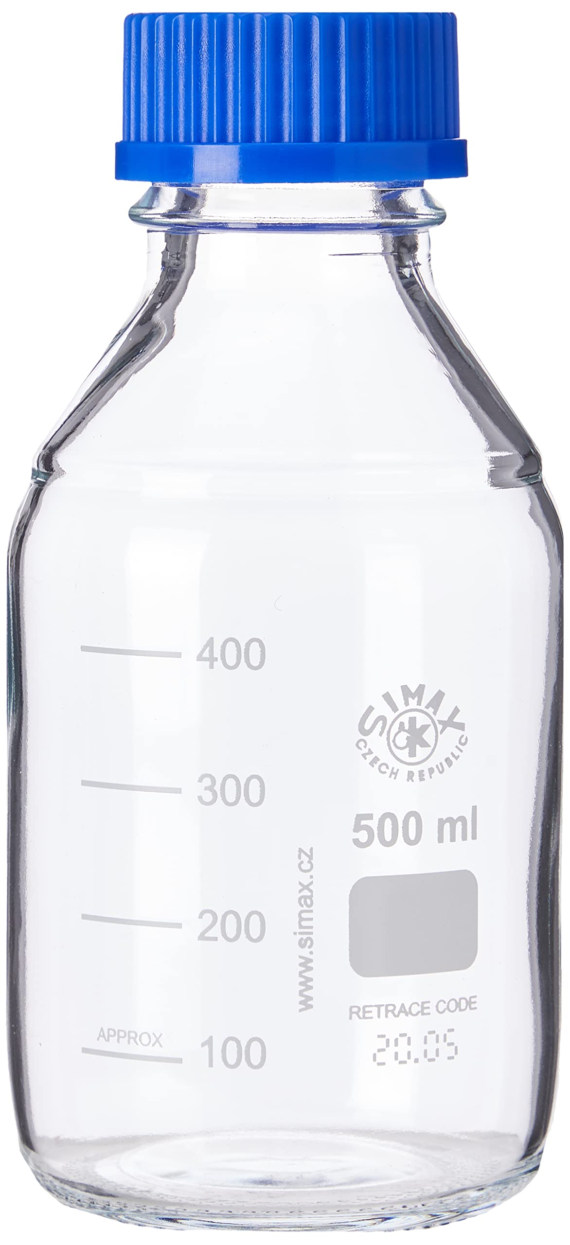 500ML BOROSILICATE GLASS LABORATORY REAGENT BOTTLE SIMAX/VWR (DURAN PYREX EQUIVALENT)