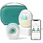 Willow Go - Wearable Breastfeeding Pump and Teal Case - Hands Free Breast Pump