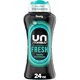 Downy Unstopables in Wash Scent Booster Beads, Fresh Scent, 24 oz, White, Laundry Beads for Odor Protection, Scent Booster Beads, Laundry Scent Boosters
