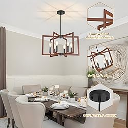 MeiShiDeng 22" Farmhouse Chandeliers for Dining