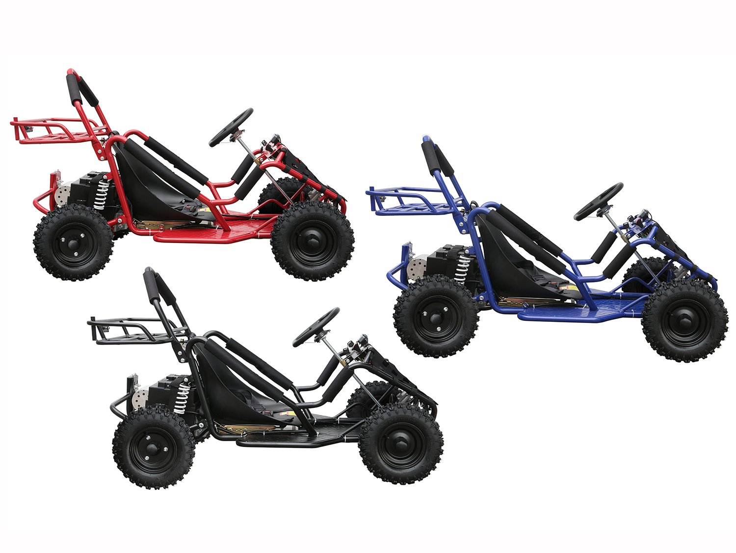 ZXTDR Electric Go Kart For Kids with Powerful 48v 1800w Brushless Motor