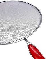 TIJAR Splatter Screen 29cm Splash Guard Lid with Handle for Pans view 5