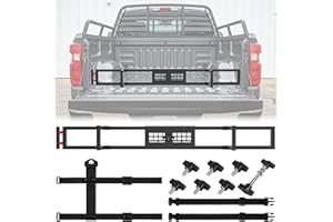TENGBASE Truck Bed Divider & Organizer with MOLLE Panel, Cargo Manager Replacement for 2019-2025 Chevy Silverado & GMC Sierra