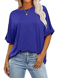 ANRABESS Women's Oversized T Shirts Short Sleeve