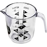 Chef Craft Select Plastic Measuring Cup, 1 Cup Capacity, Clear