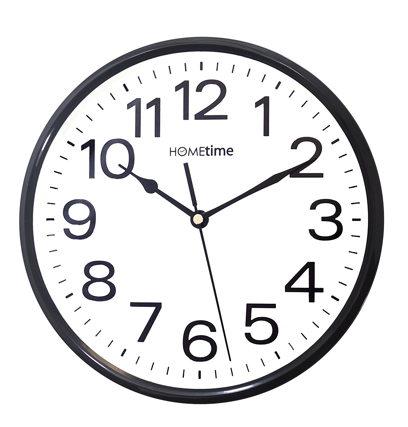 Stylish Black & White Bold Classic Quartz Wall Clock