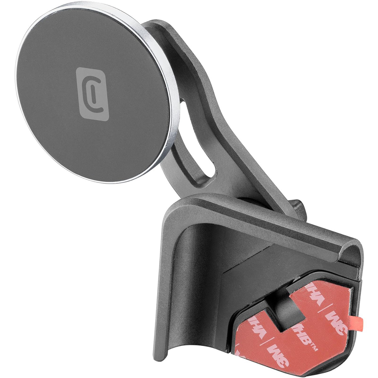 cellularline Mag Screen for Tesla Car - iPhone 12 and Later | Universal Car Smartphone Holder for Tesla - Black