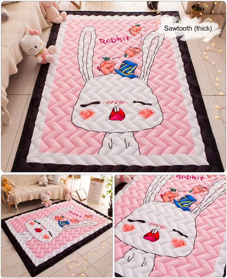 Hzl Tapis Bebe Souple Et Bien Rembourre Ideal Comme Couverture Pour Bebe Tapis Deveil Fond Tapis De Parc Enfant Tapis De Jeux Taille 145x195cm Section Mince Section Epaisse 12 Thicksection Tapis Accessoires Et Decorations