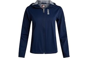 CANADA WEATHER GEAR Women's Tech Stretch Jacket - Hooded Softshell Jacket with Reflective Tape and Mesh Lining (Sizes: S-XXL)