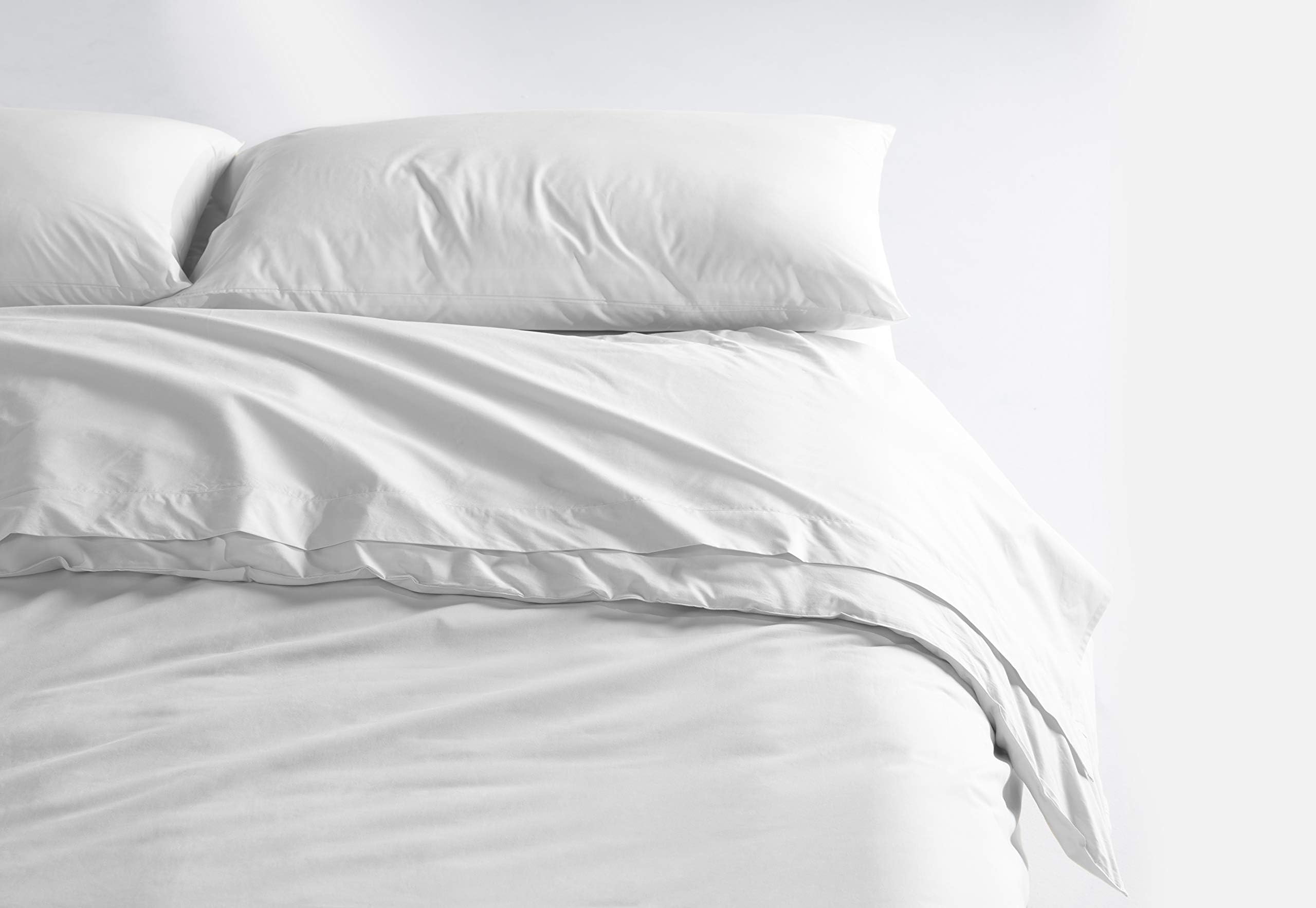 Casper Sleep Soft and Durable Supima Cotton Sheet Set, California King, White