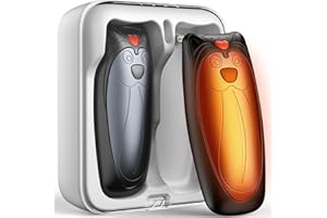 Hand Warmers Rechargeable 2 Pack,with Charging Case,14000mAh Electric Hand Warmer Reusable, 60Hrs Long Heating, Portable Pock
