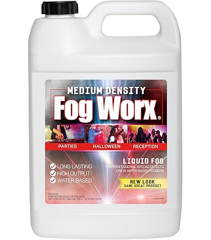 Amazon.com: FogWorx Extreme High Density Fog Juice Gallon - Long