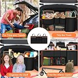 URAQT Car Boot Organiser 100x45cm Waterproof Seat Back Protectors view 7