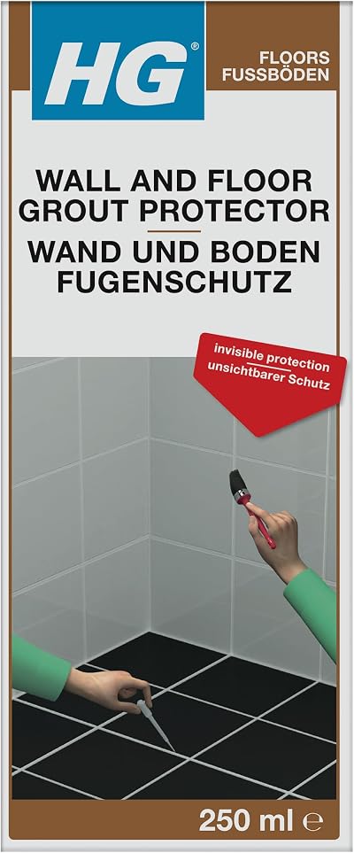 HG Grout Protector Sealant 250ml - Waterproof Tile Grout Sealer Anti Stain