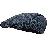 STARANCE Men's Flat Cap Wool Tweed Driving Irish Newsboy Hat