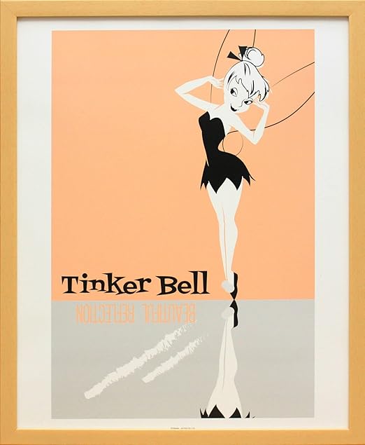 Amazon Co Jp Disney ディズニー ピーターパン ティンカーベル 額付きアートポスター ホーム キッチン