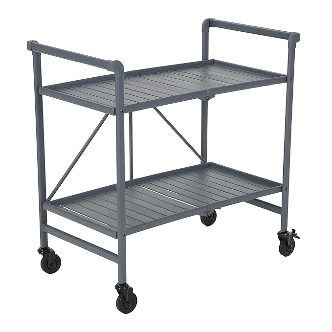 Cosco Indoor/Outdoor Serving Cart, Folding, Gray Amazon.ca Home & Kitchen