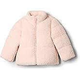 Amazon Essentials x Sofia Grainge Unisex Toddlers and Babies' Teddy Puffer Jacket, Winter Coat, Fleece Lined
