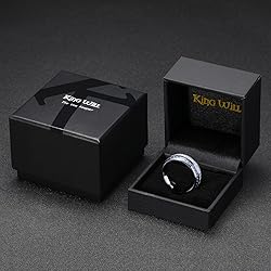 King Will 8mm Tungsten Rings for Men Imitated