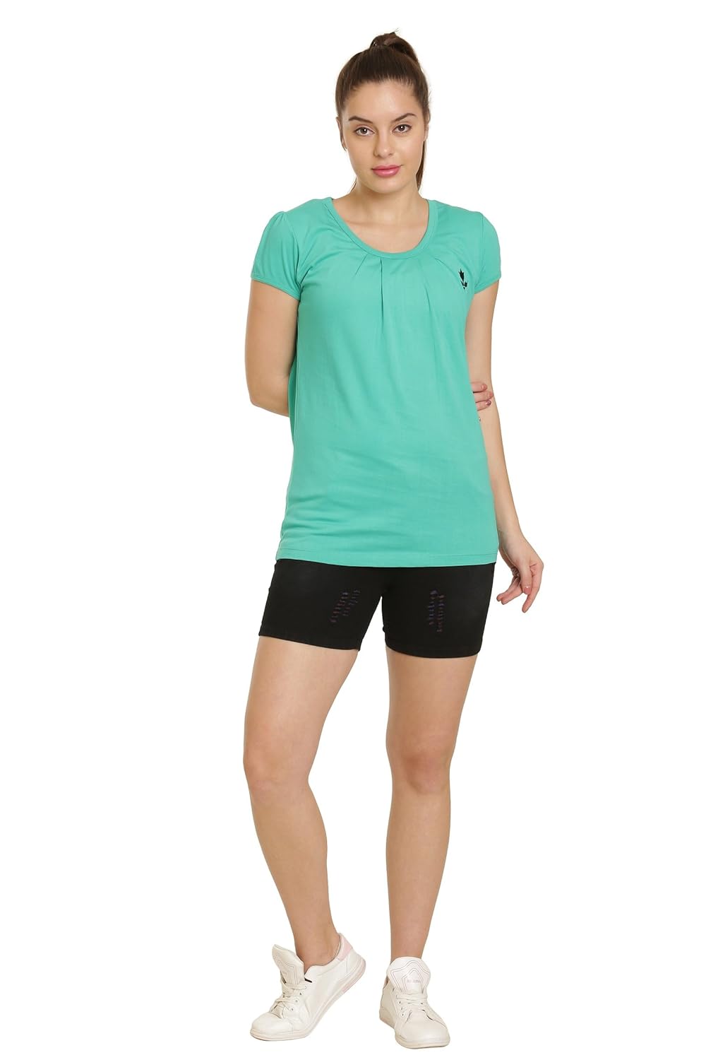 goldstroms women round neck casual / yoga / jogging t-shirt